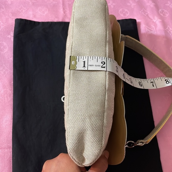 SALE!!! 🎉🎉🎉Chanel Limited Edition Camellia Canvas/Patent Flap Bag - Picture 17 of 17